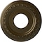 Ekena Millwork Jackson Ceiling Medallion (Fits Canopies up to 7 3/8"), 12 1/4"OD x 4"ID x 1 1/8"P, Brass CM12JABRS - alternate 1